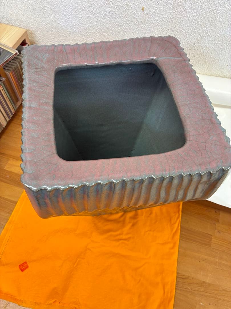 中島宏　青瓷釉彩壺　共箱・共布■本物保証■　最上位作　人間国宝 中島宏