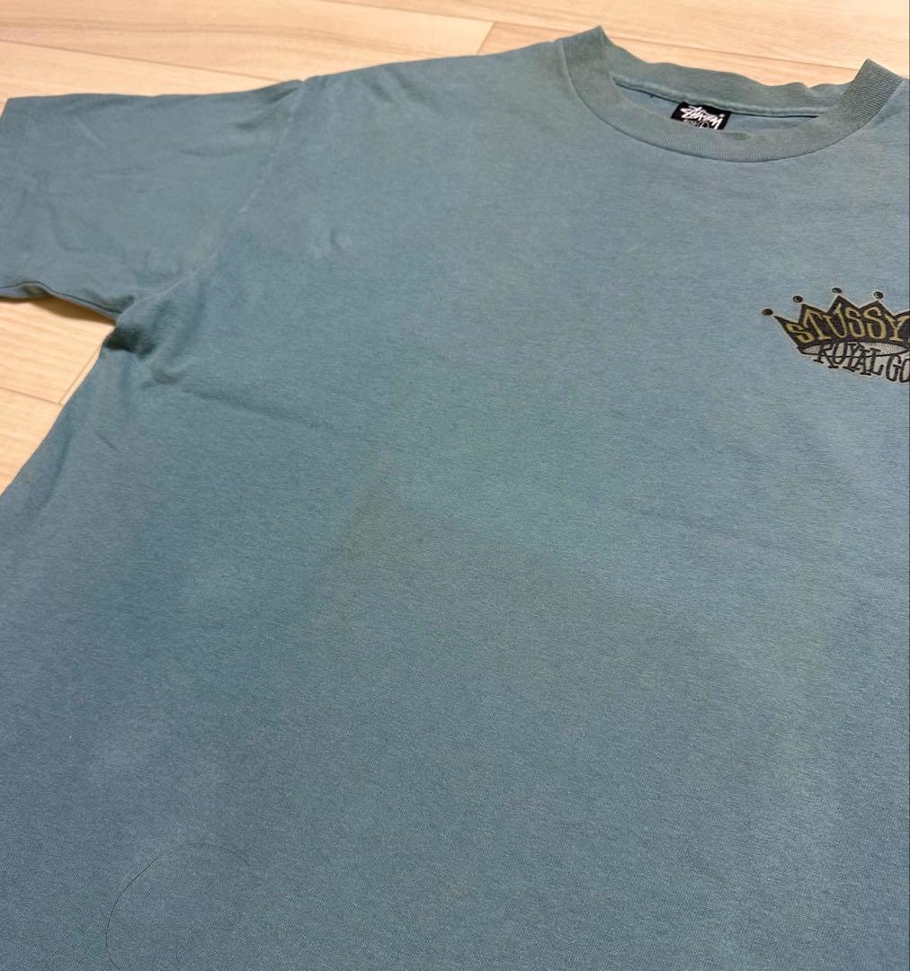 80s old stussy tシャツ 「 GOODS」 黒タグ