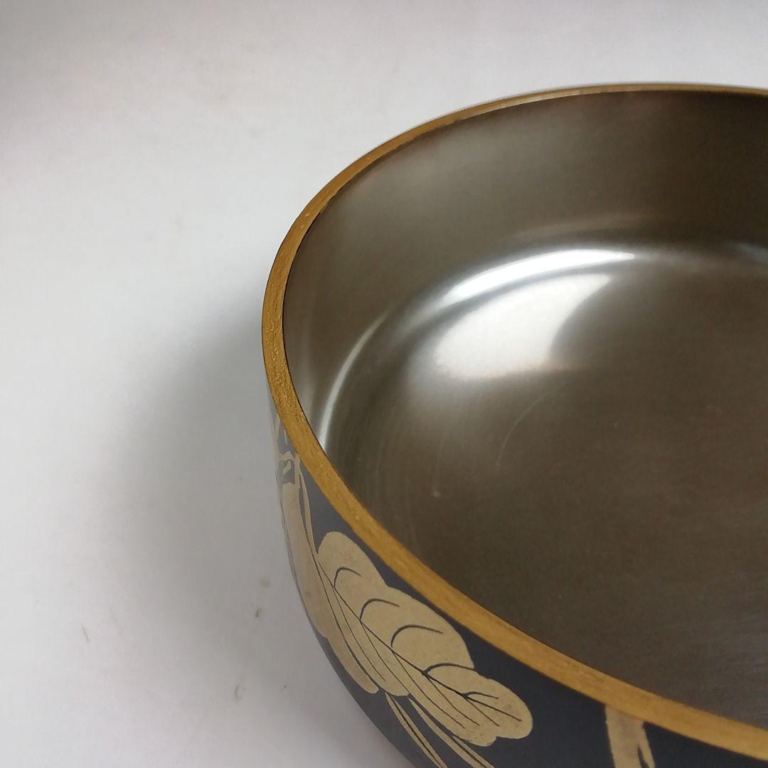 Ｔ９２８　棗　『桐竹蒔絵』『雪吹』『中村孝也 作』　共箱　茶道具