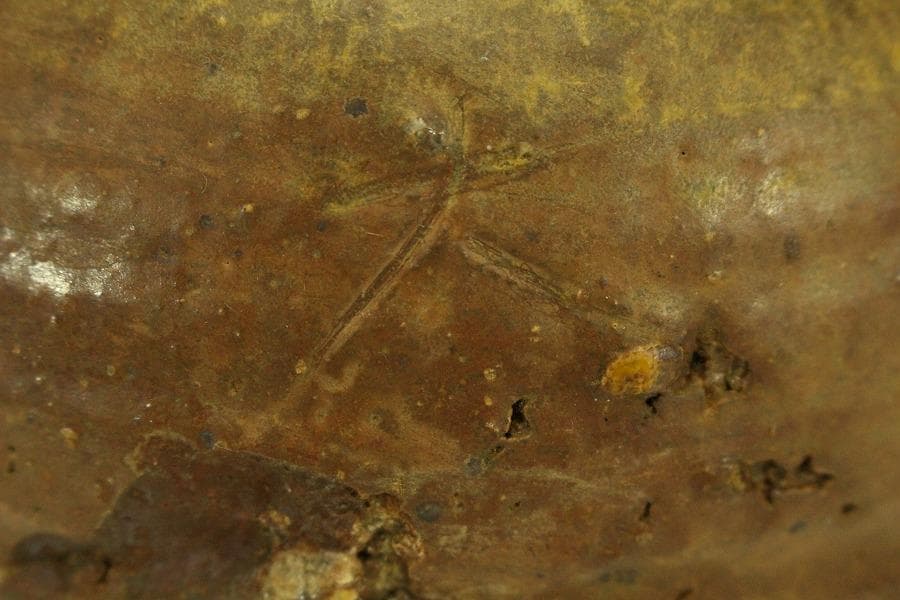 六古窯 古備前 種壺 水指 茶道具(RC974)