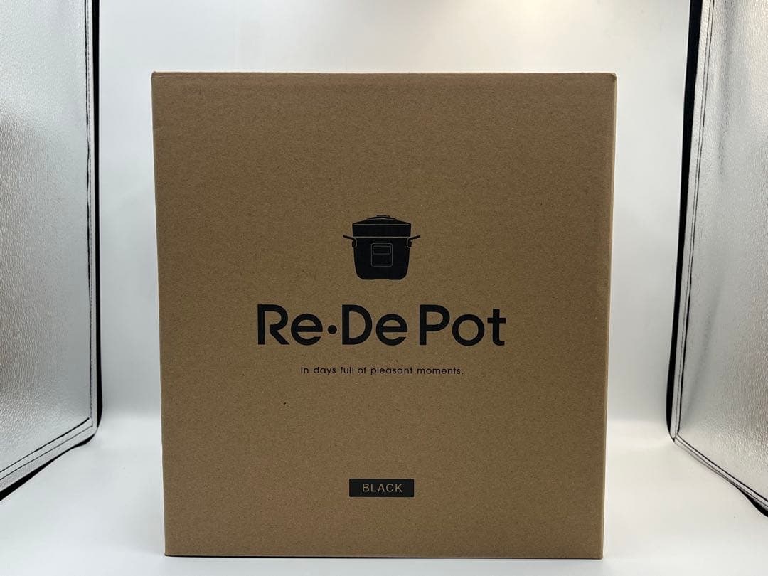 【未使用】Re·De Pot 電気圧力鍋 PCH-20LB ブラック