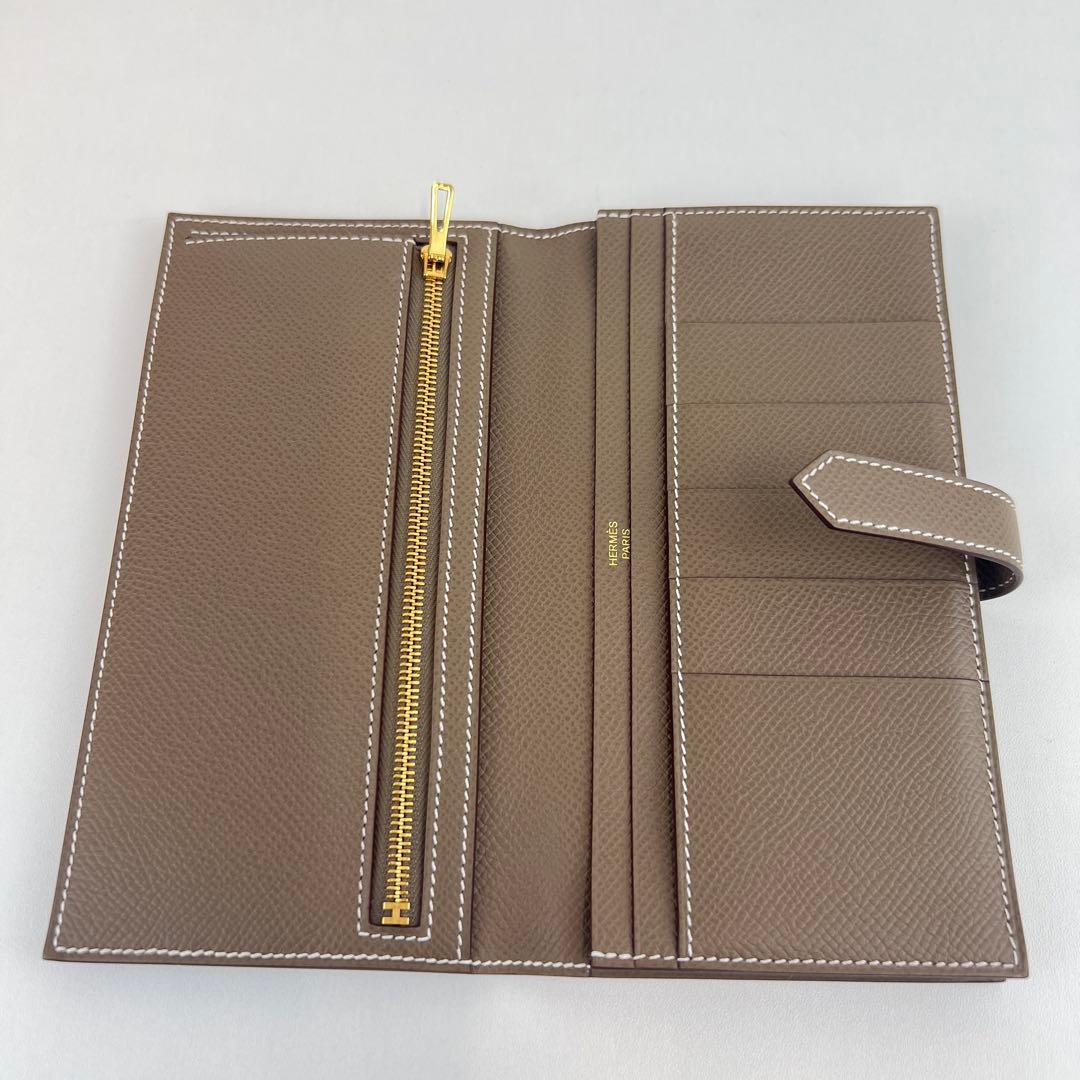 新品未使用　HERMES エルメス　べアンスフレ　エトープ　ゴールド金具　W刻