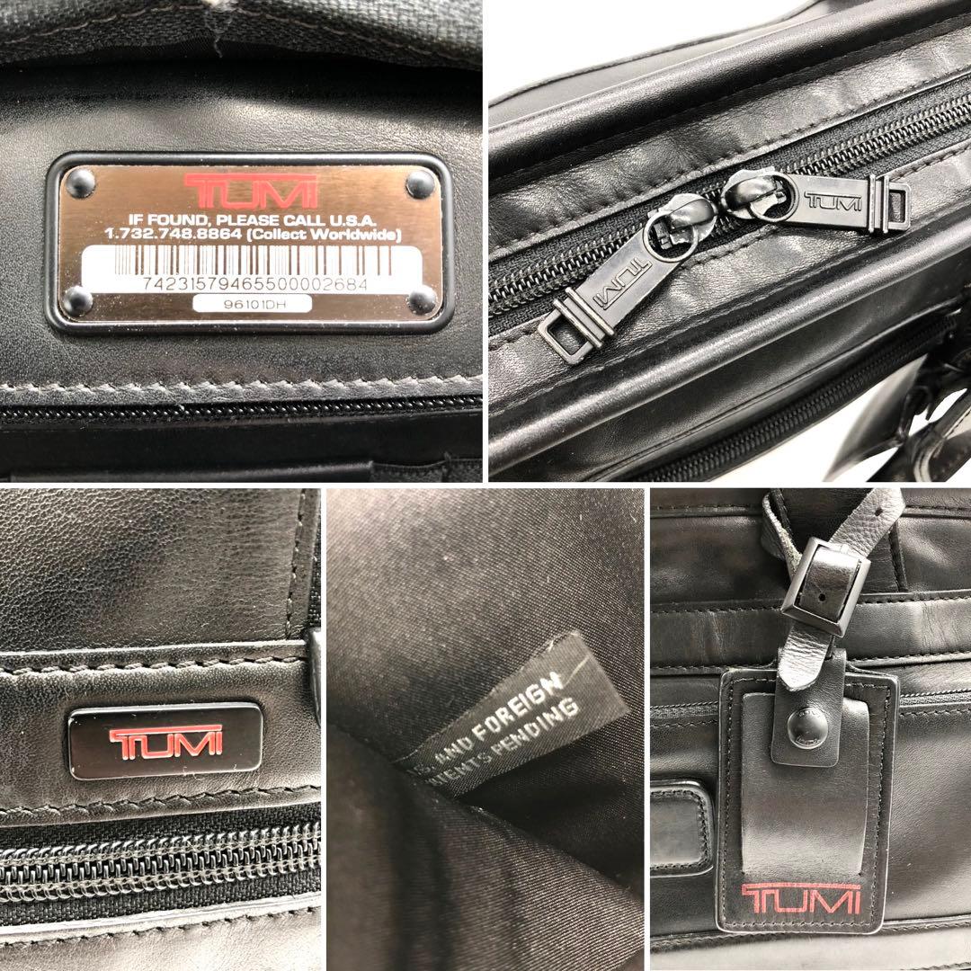 TUMI ビジネスバッグ 2way アルファ 96101 オールレザー ブラック