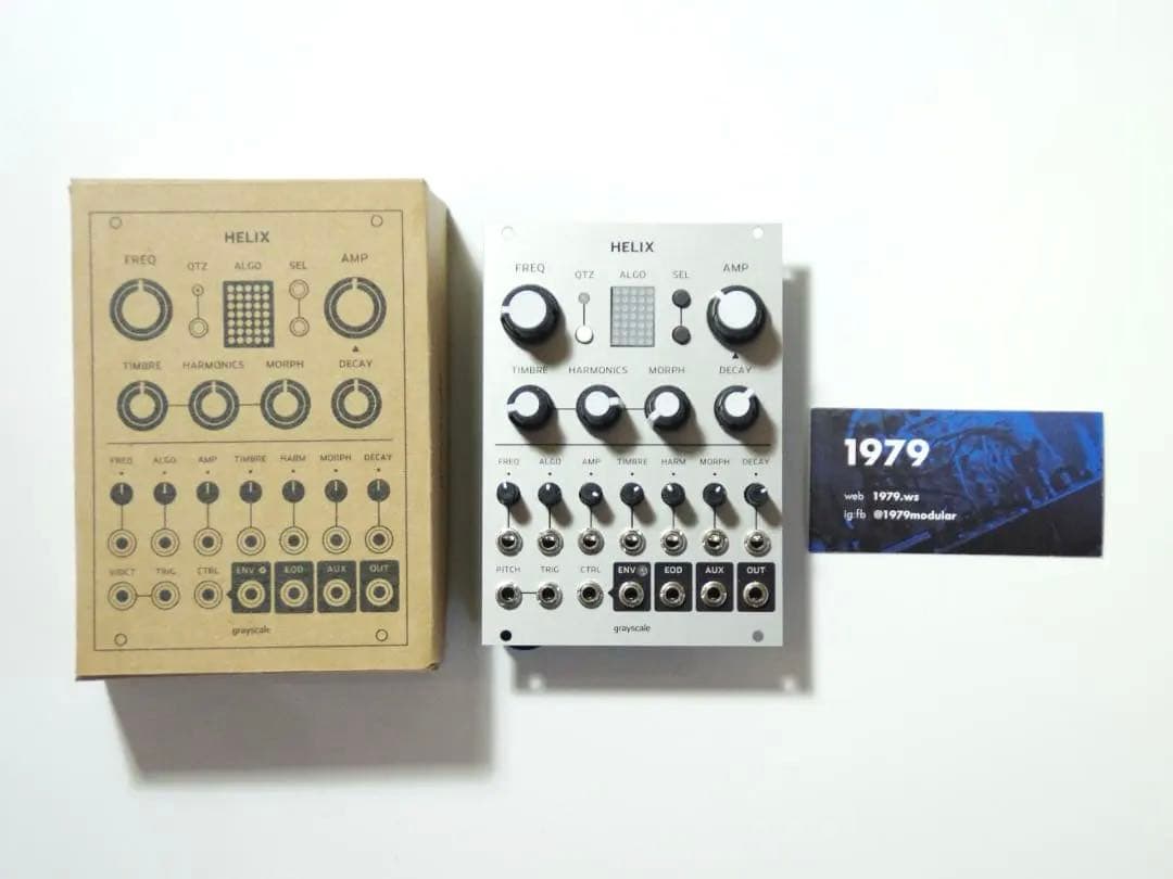 grayscale HELIX mutable plaits モジュラーシンセ