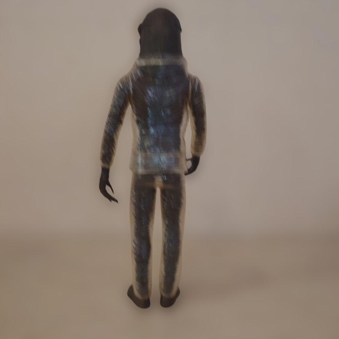 エクスプラス大怪獣シリーズ セミ人間 カラー版 美品 隕石付　 箱なし