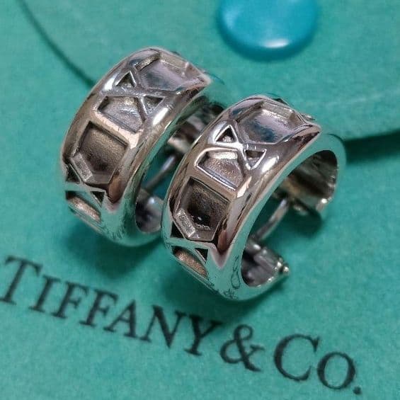 TIFFANY ティファニー アトラス フープ ピアス シルバー