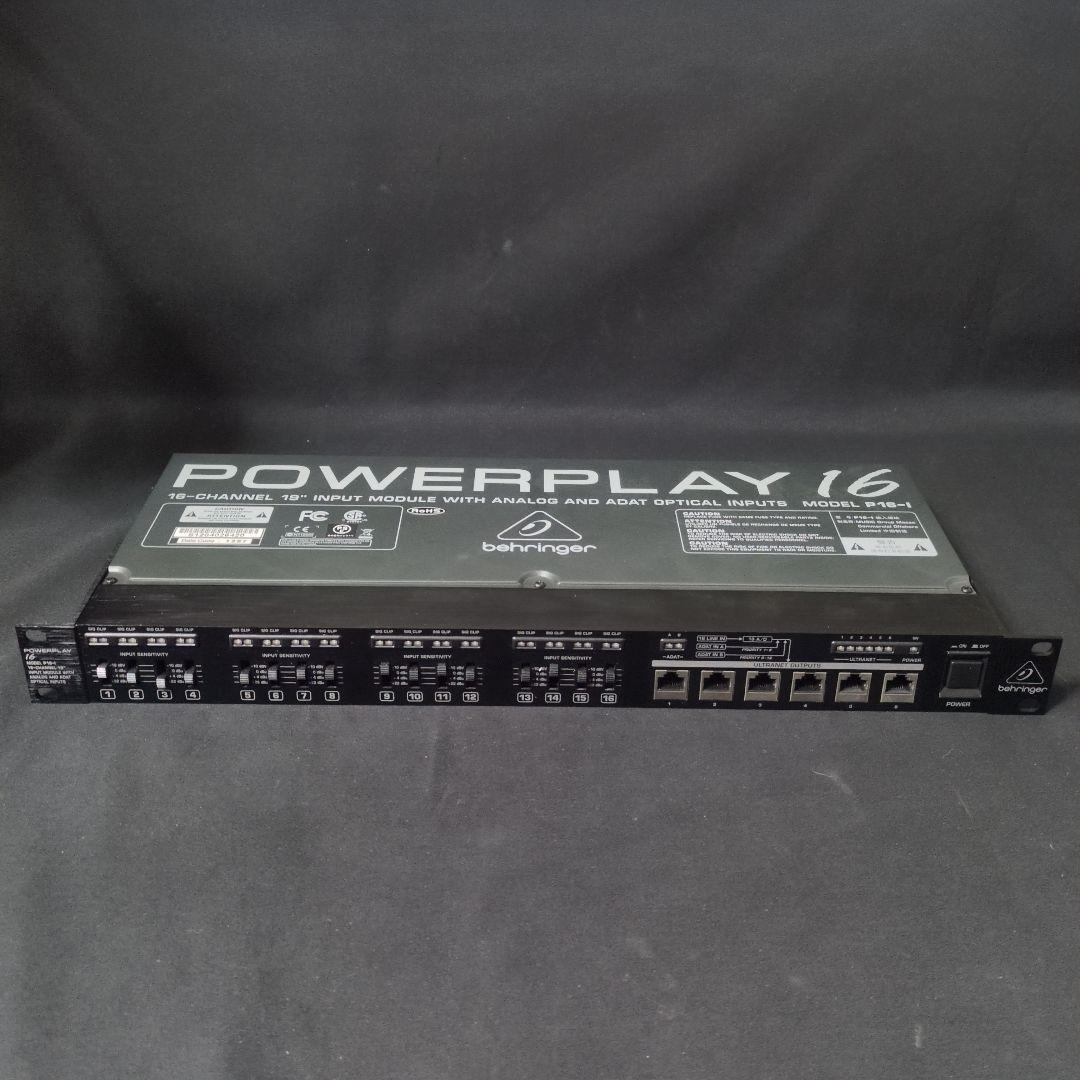 配信機器・PA機器・レコーディング機器 Behringer POWERPLAY 16 P16-I
