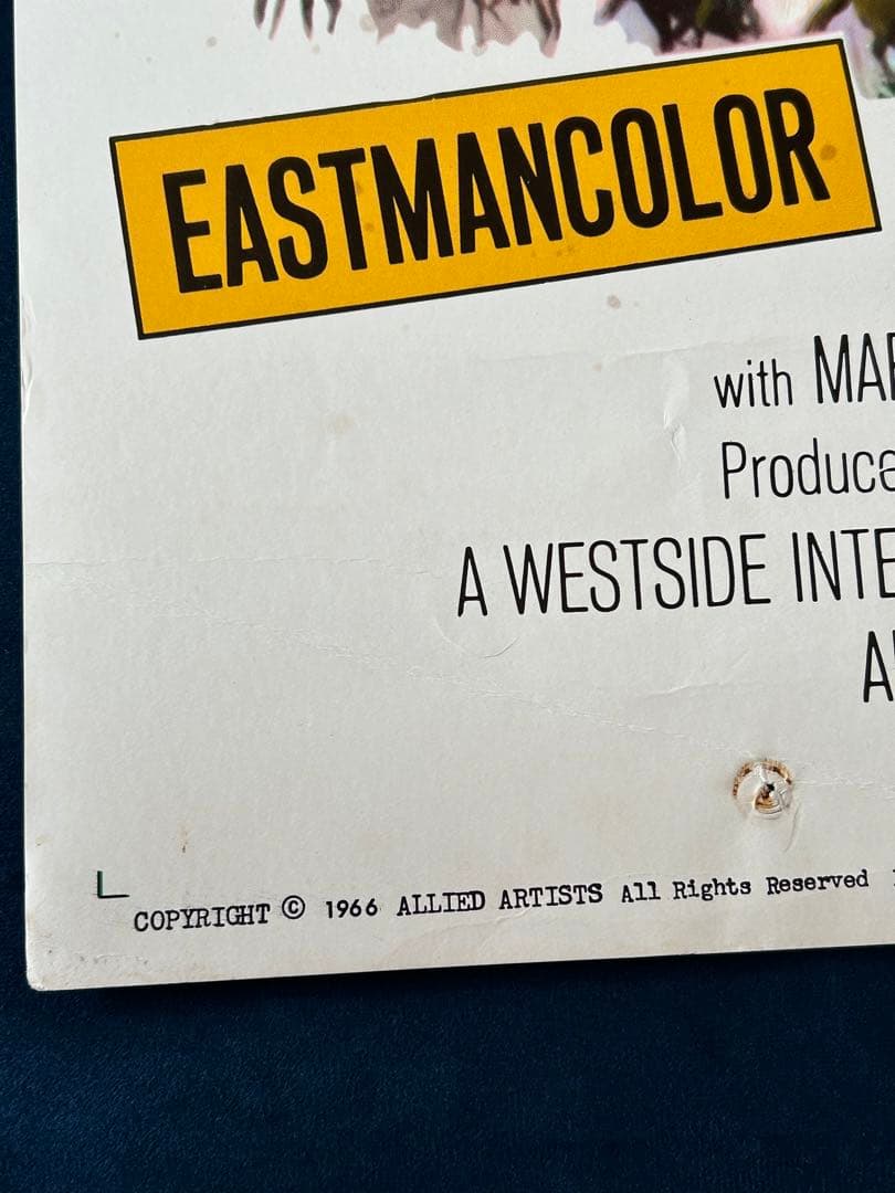 復讐に燃える7人の女　USオリジナル映画ポスター