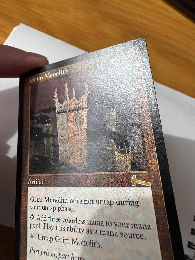 厳かなモノリス Grim Monolith MTG