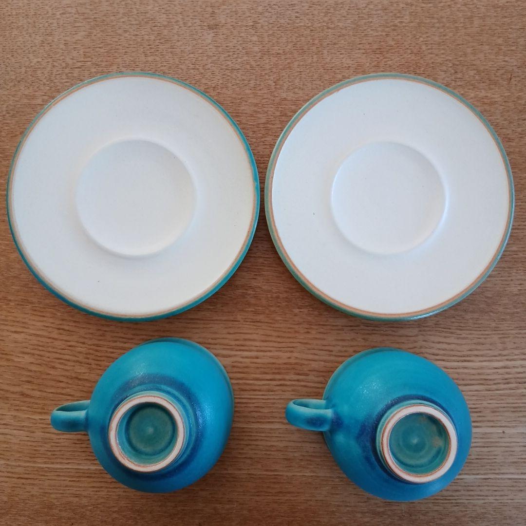 (未使用、自宅保管品) 大嶺工房 カップとソーサー2個セット
