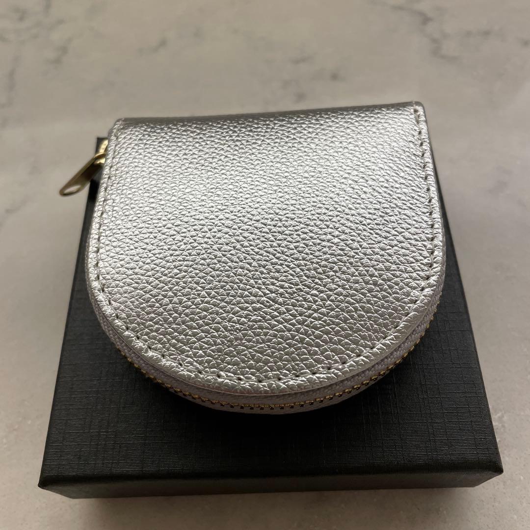皇居財布　シルバー ケース