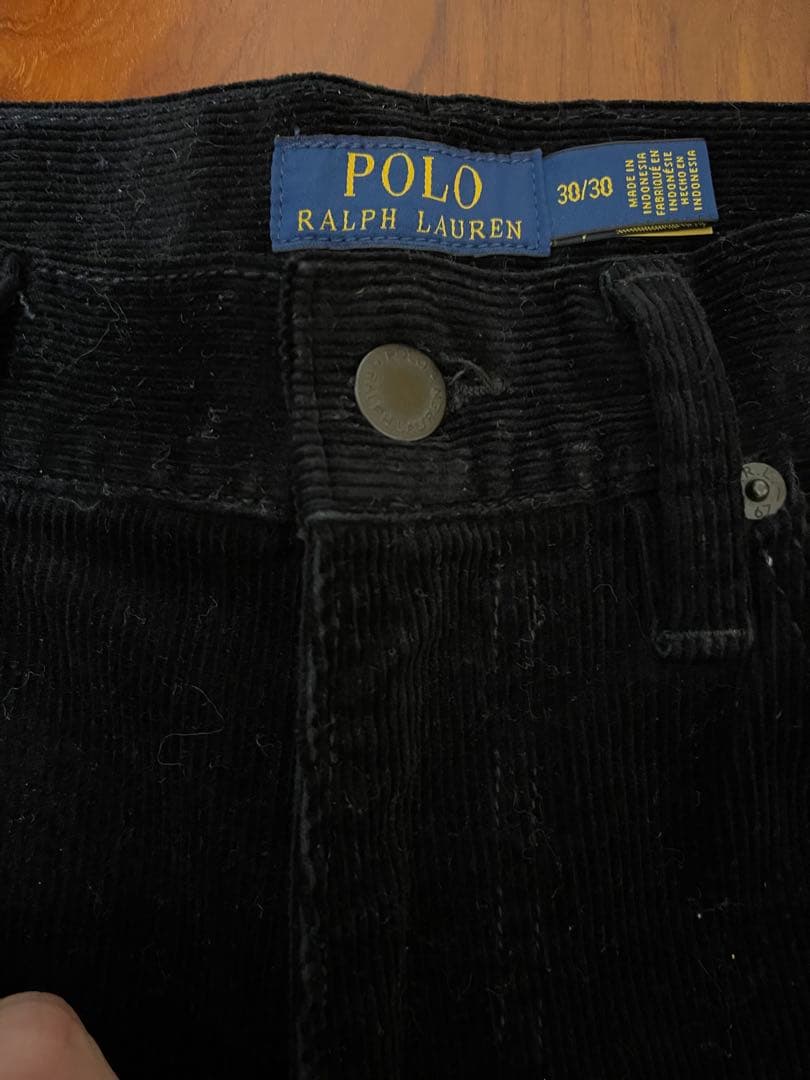 ラルフローレン コーデュロイ ジャケット パンツ 上下セット 黒