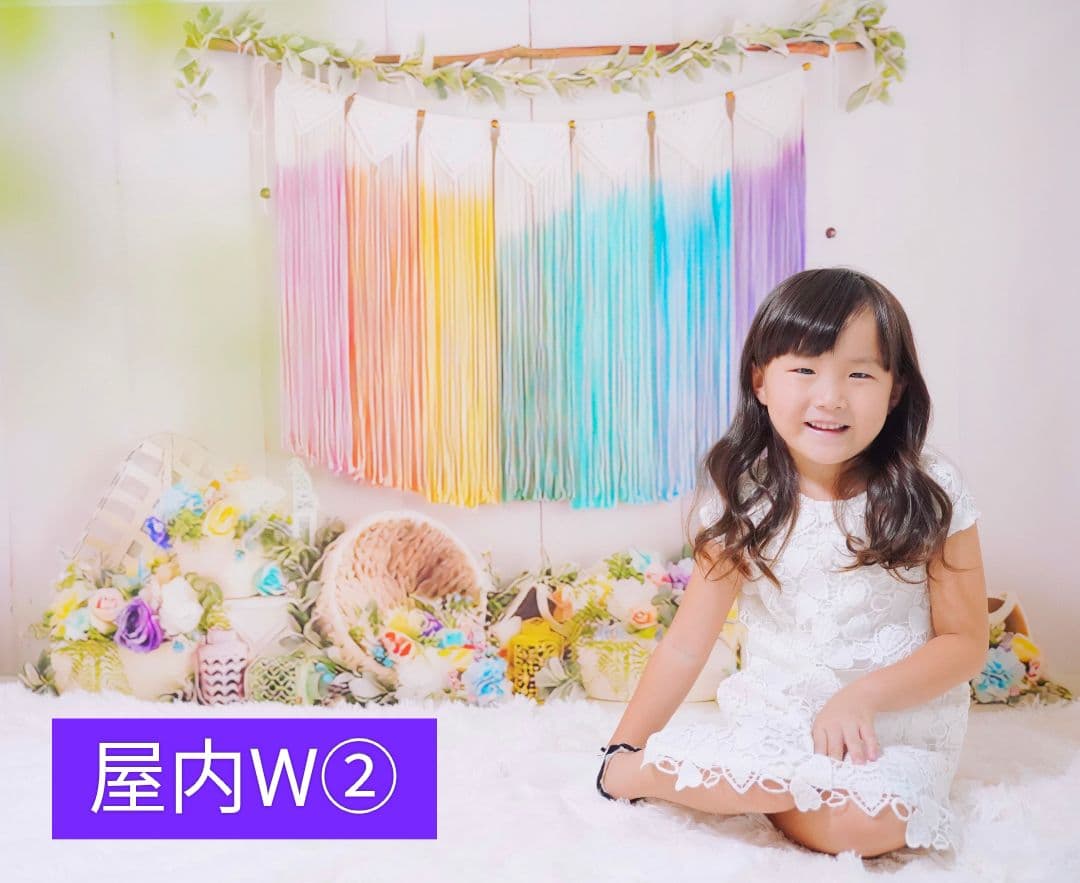 背景布【ハートO】サンプル　ペット撮影用フォトブース　バレンタインデー　縦長