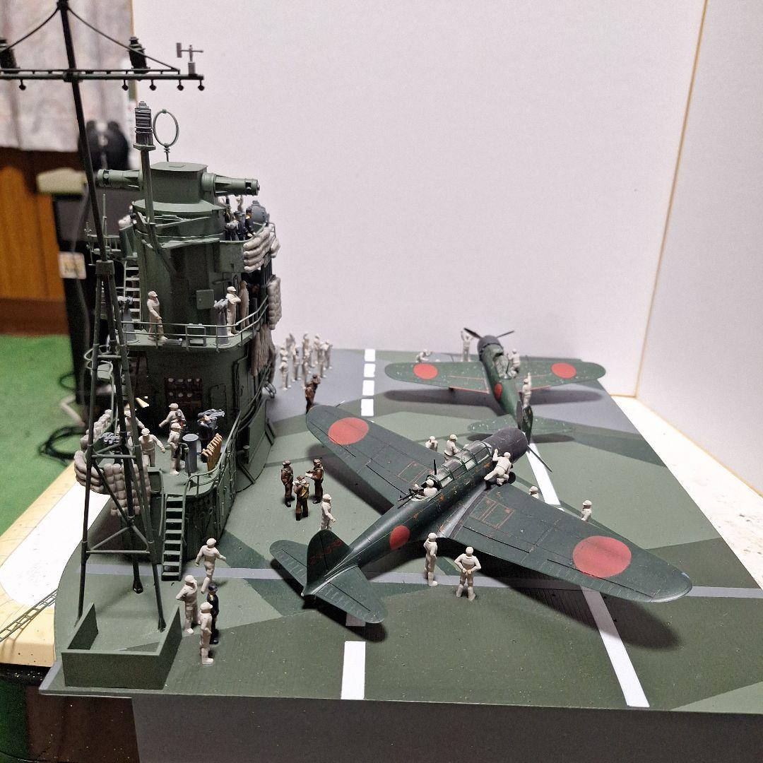 タコム1/72赤城艦橋セット