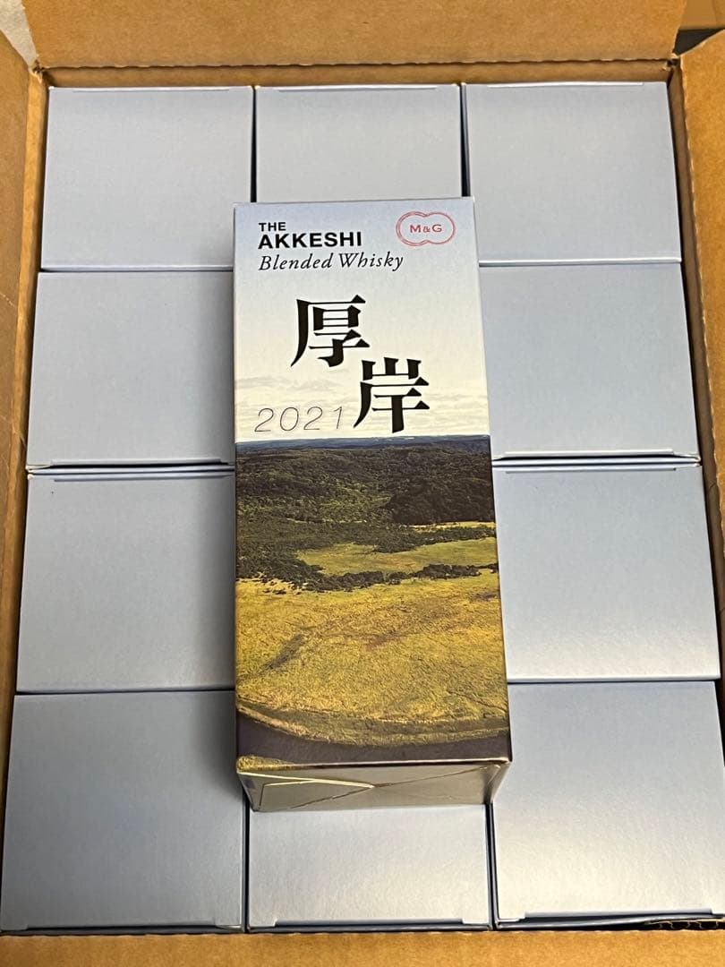 限定　北海道　厚岸ウイスキー　2021年 12本入り  新品未開封