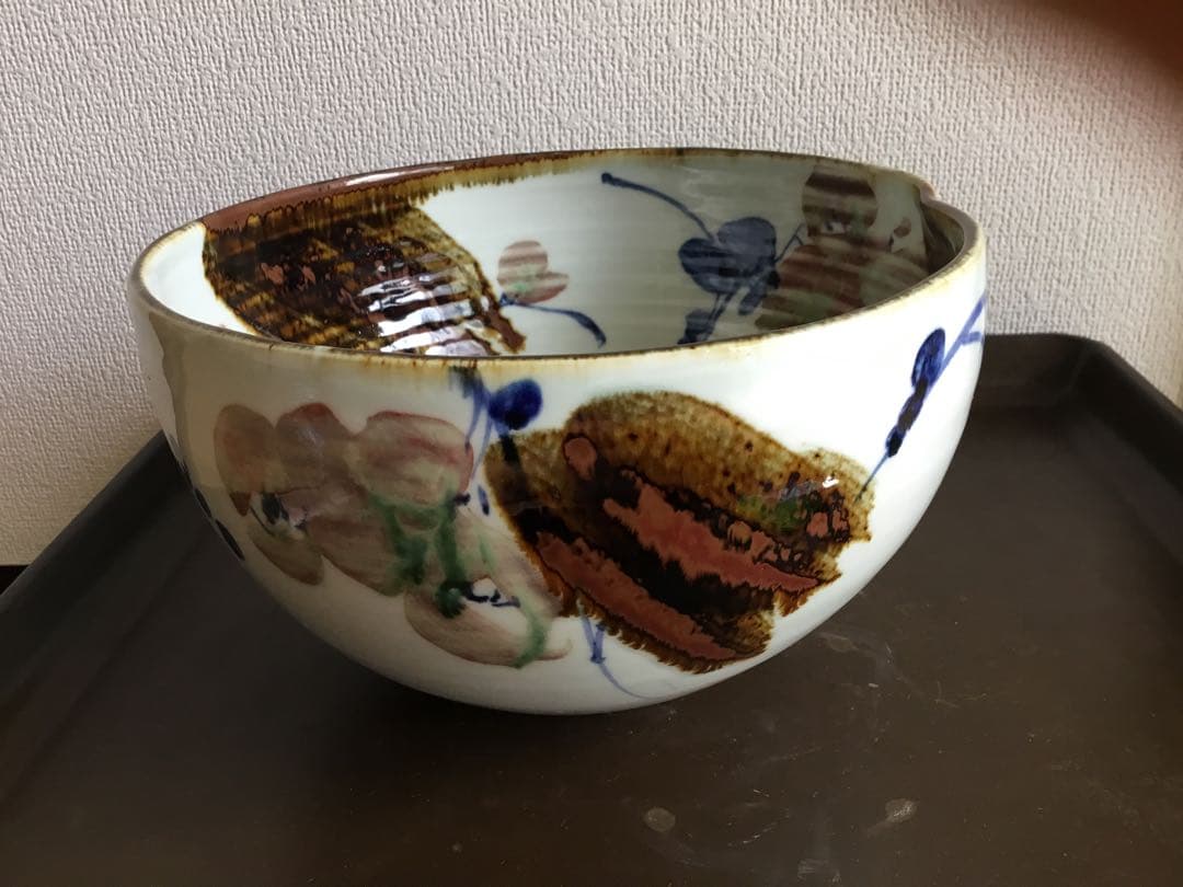 ★未使用　景徳鎮　有名作家物　大鉢★