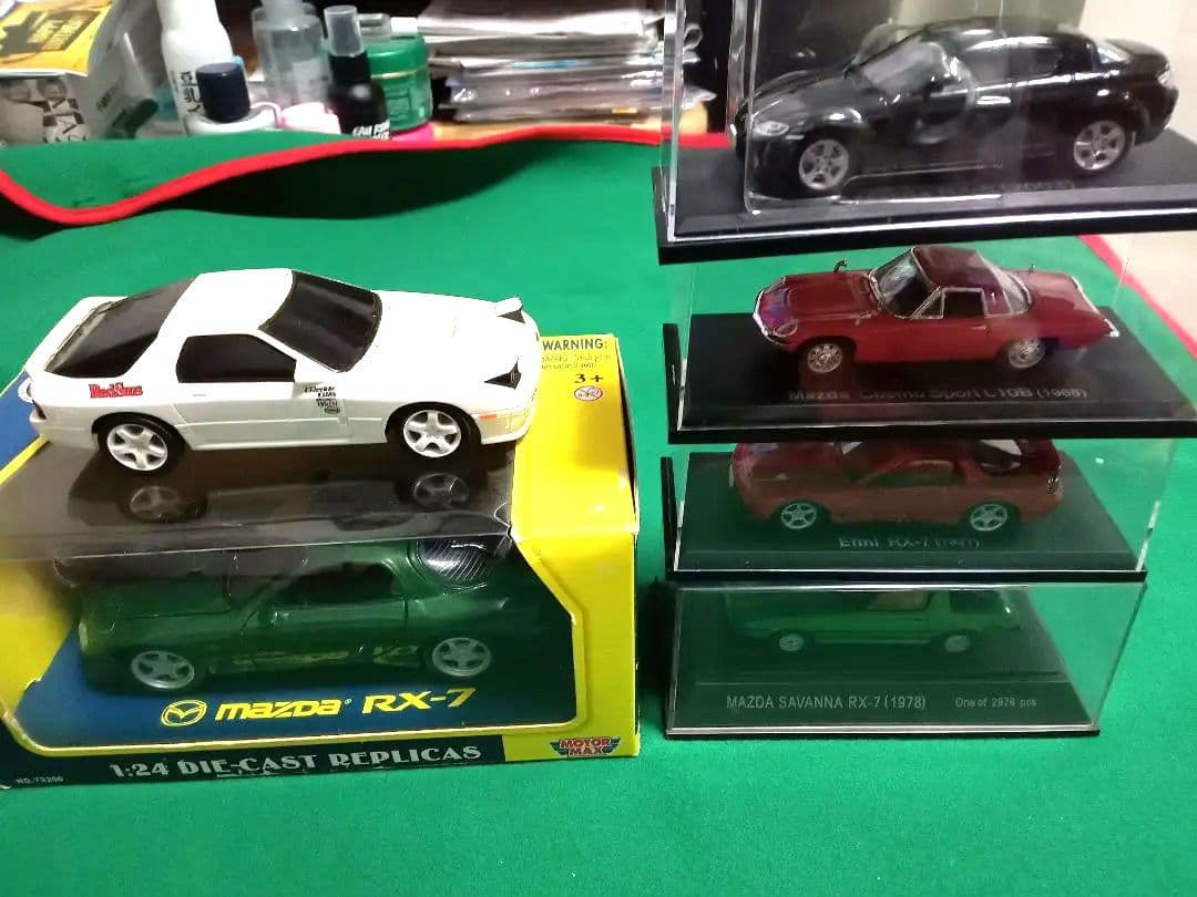 Mazda RX-7とRX-8 コスモ6台セット