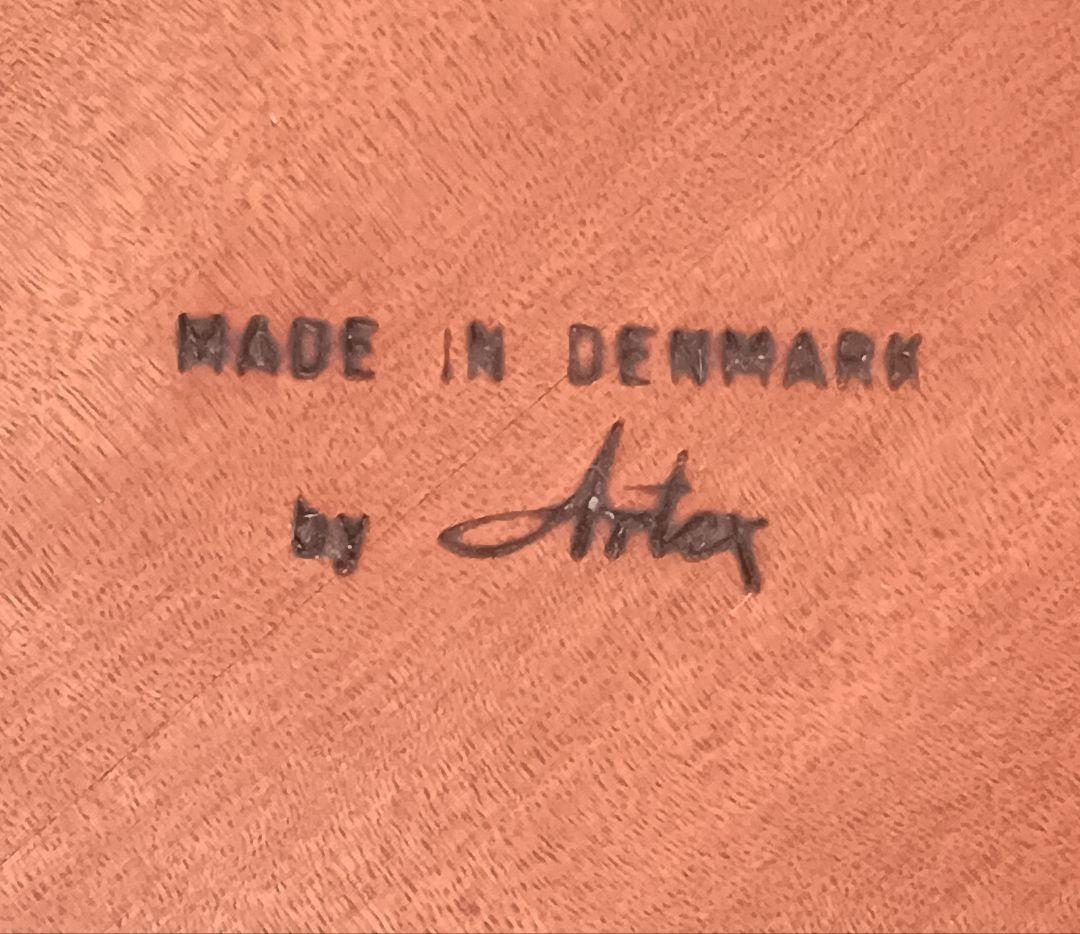 デンマーク　Artex社製チーク材　置台・サイドテーブル　北欧家具