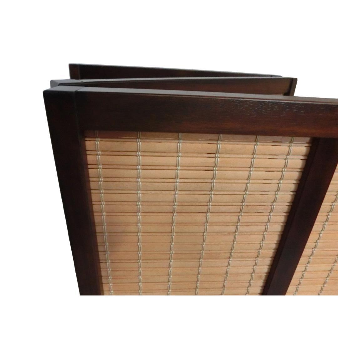 ミニ パーテーション 木簾 3連 スクリーン 衝立 W105H42