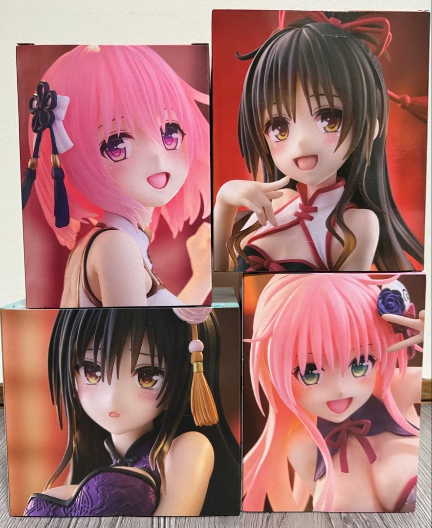 To LOVEる フィギュアセット【古手川唯・モモ・ララ・美柑】