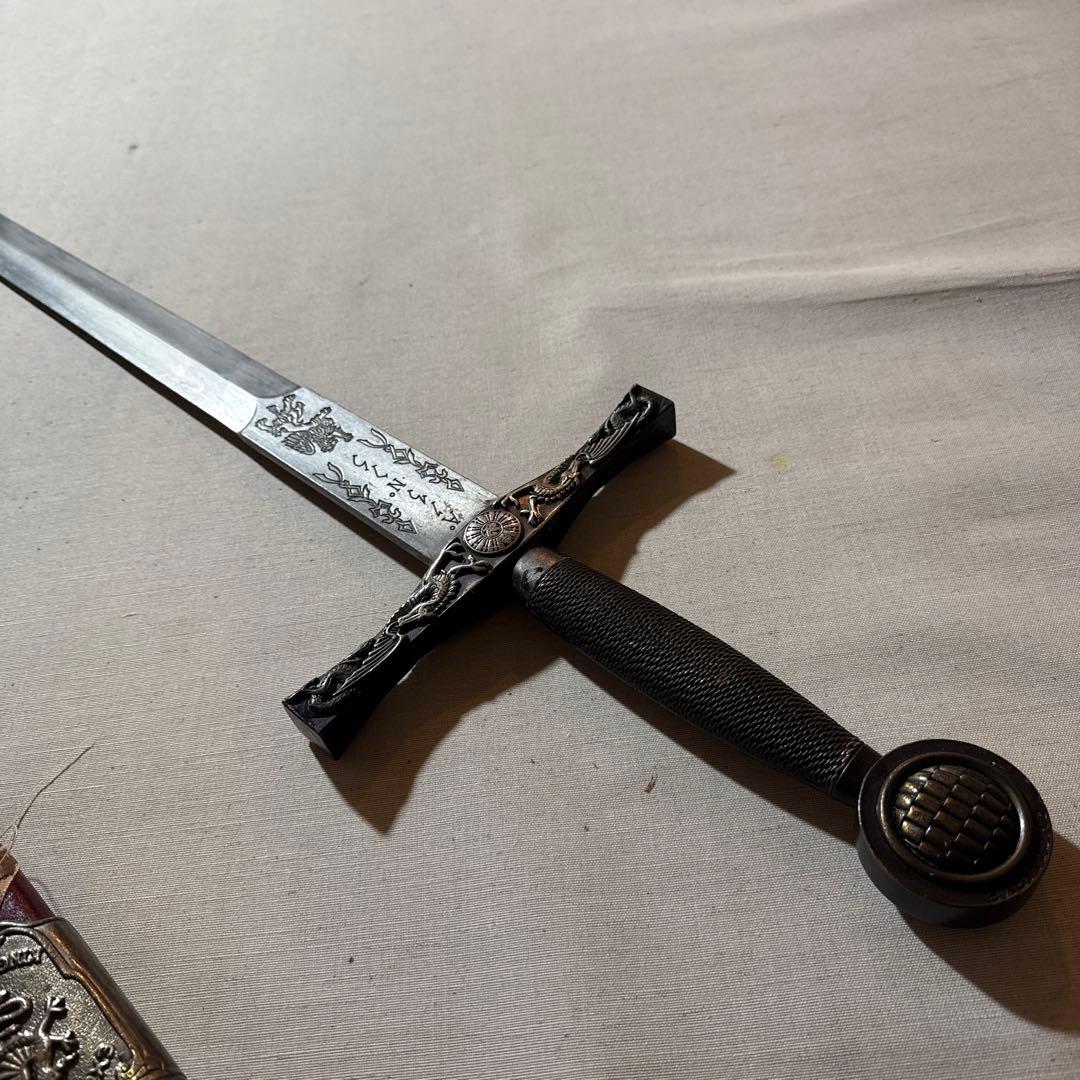 デニックス 模造刀 アーサー王エクスカリバー 西洋剣 サーベル コスプレ 金属製