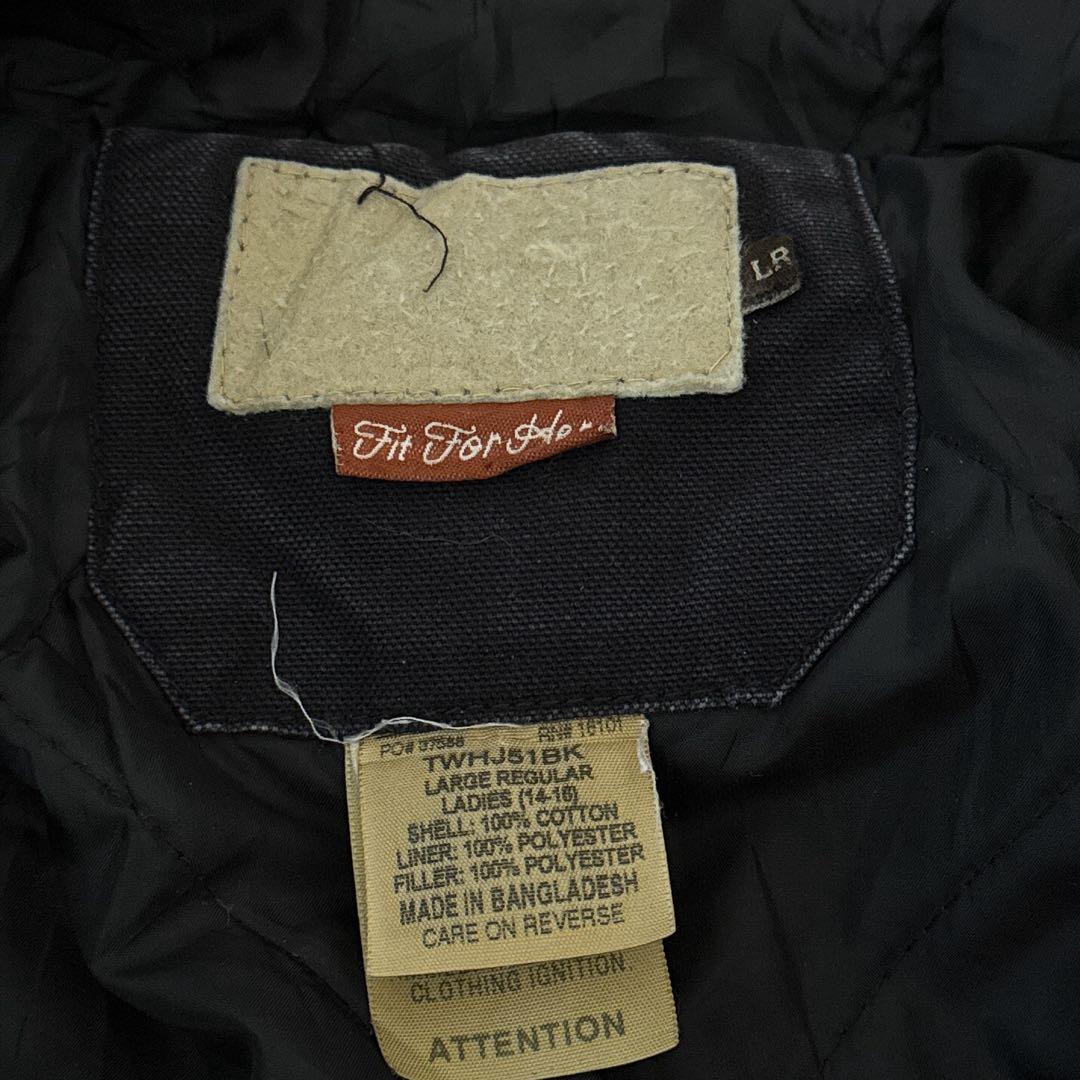 プ*オ様 レディースですがメンズ指定　ダック アクティブジャケット ブラック L