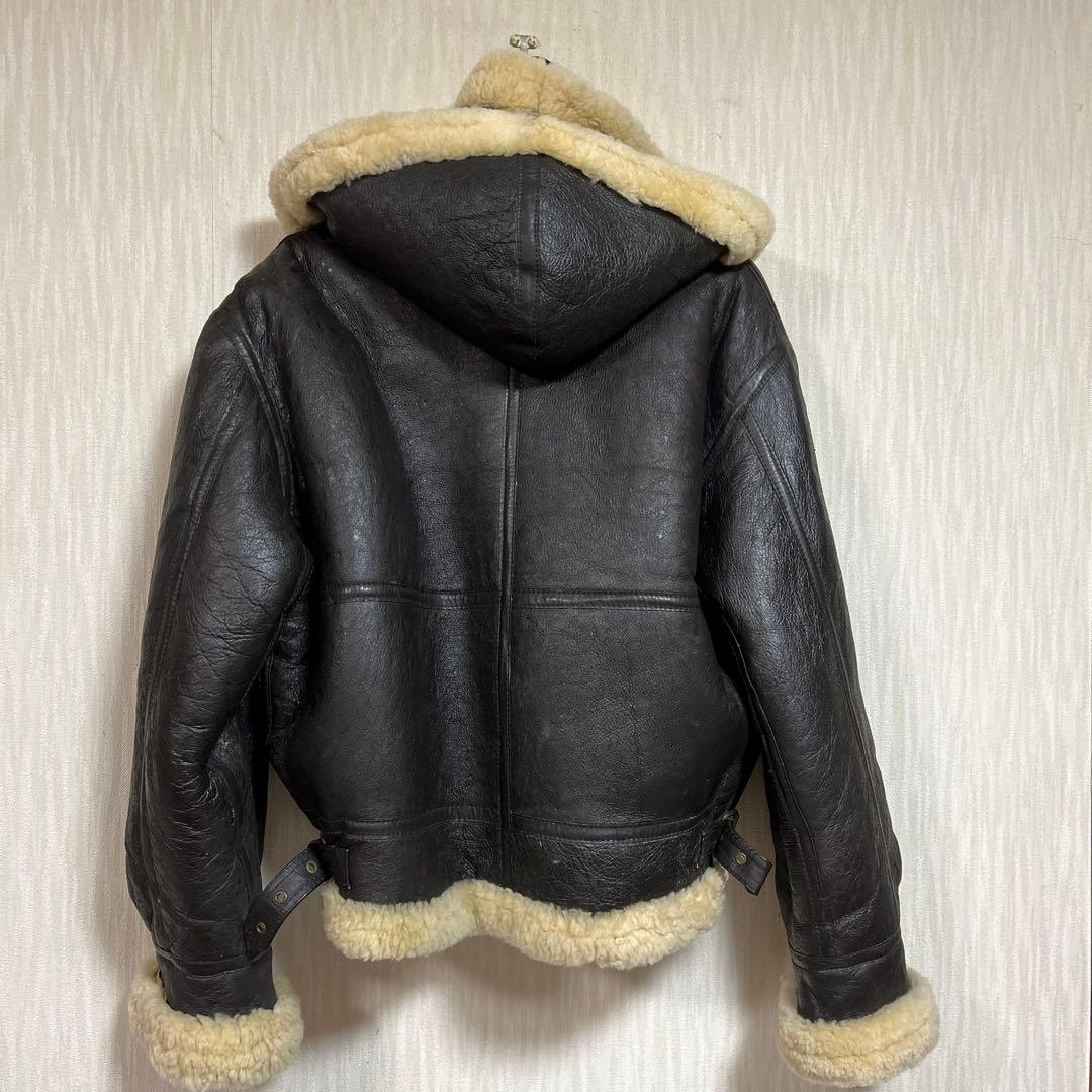 シープスキン　Ｂ３ライダースジャケット　M