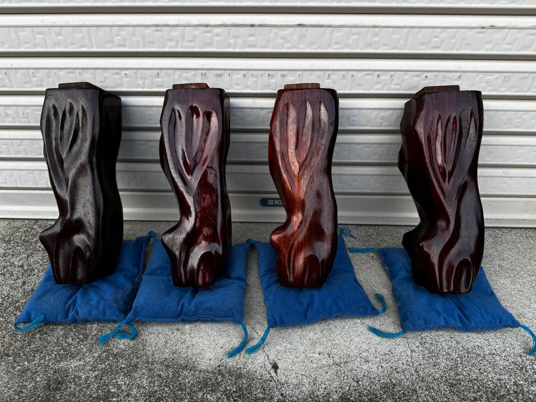 【ブビンガ】　一枚板　ブビンガローテーブル