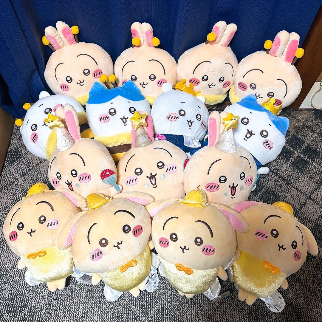 【新品 タグあり】ちいかわ ハチワレ うさぎ BIG ぬいぐるみ 計15体