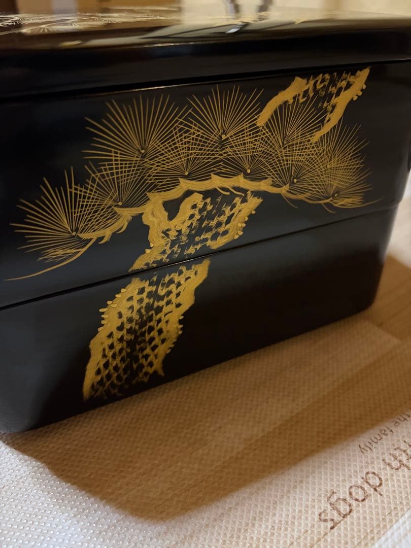 【輪島塗】二段重箱2セット 木箱入り