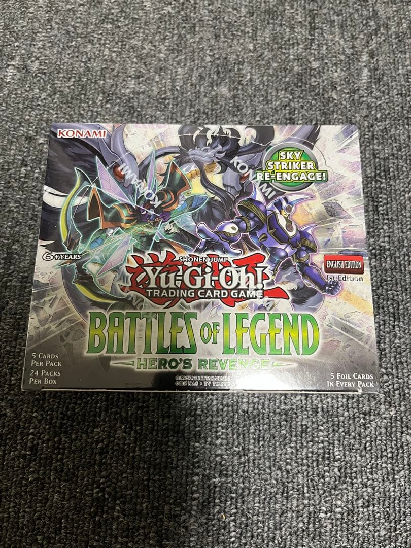 遊戯王 北米版BOX Battle Of Legend Hero’s 1st