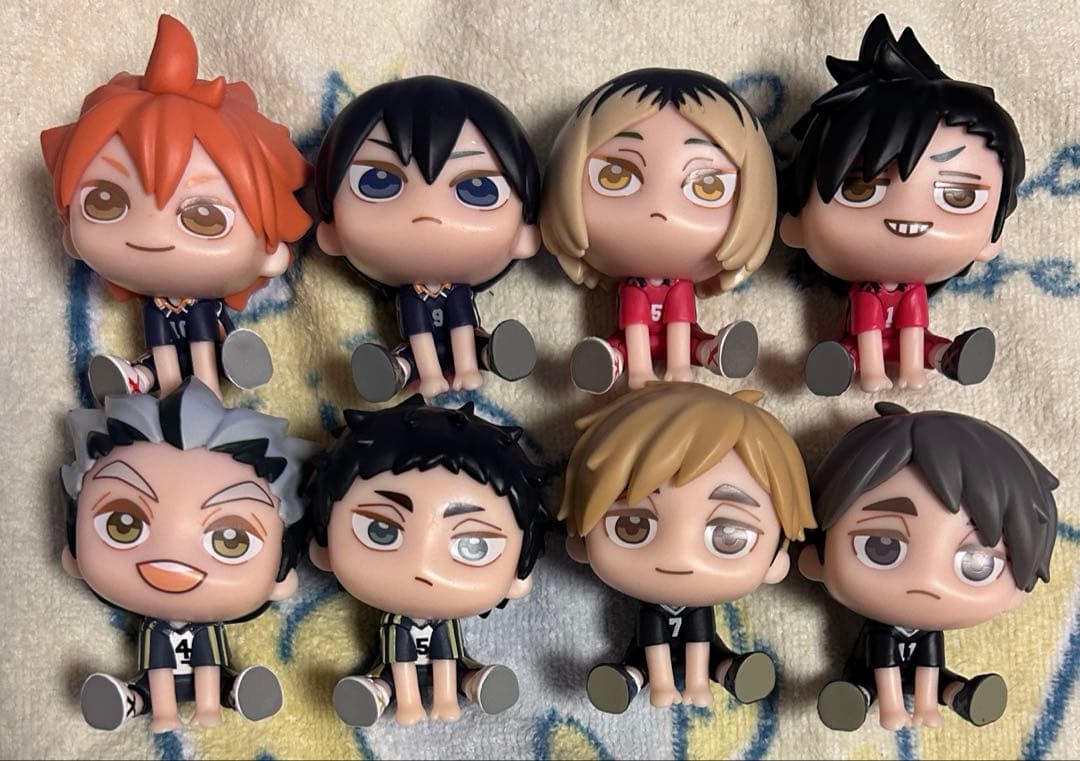 ハイキュー きゅるみーミニフィギュア 8個セット