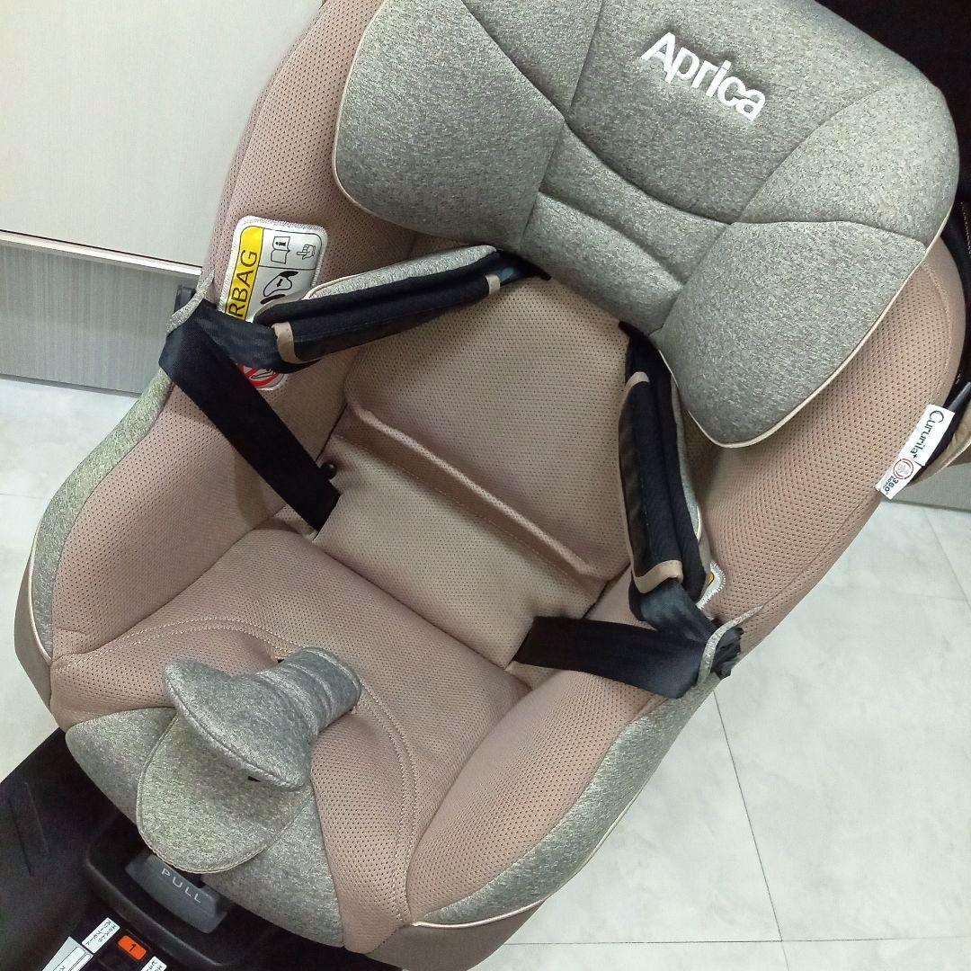 極美品♡【アップリカ】クルリラ プラス 360°セーフティー／ブラウンストーン