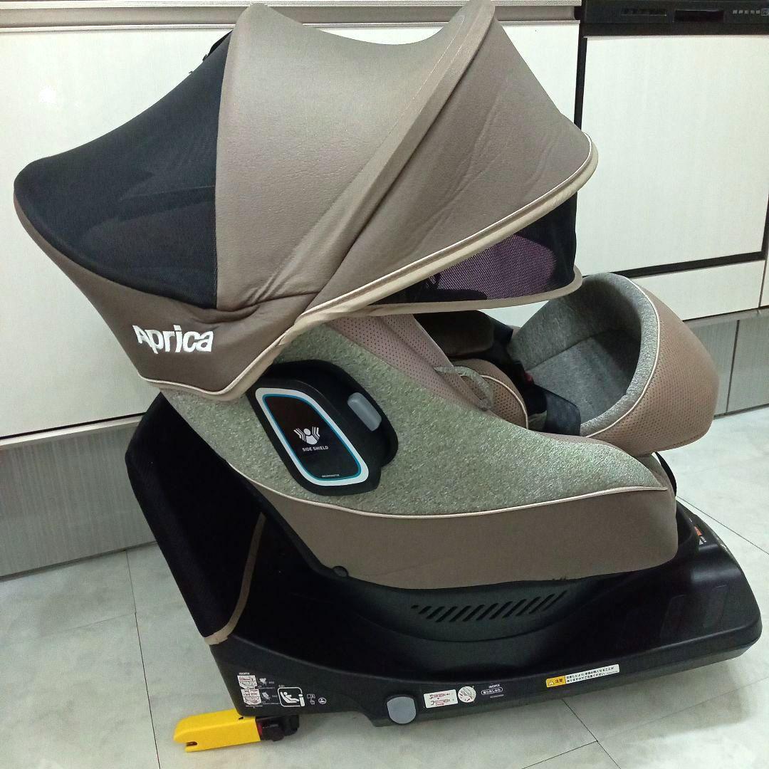 極美品♡【アップリカ】クルリラ プラス 360°セーフティー／ブラウンストーン