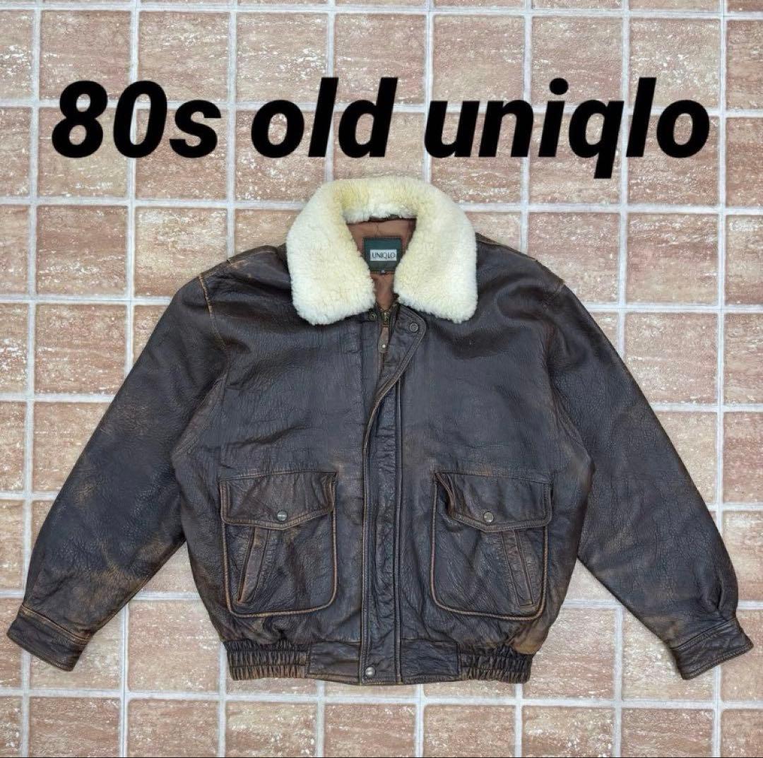 T*O様 80s old uniqlo A-2 G-1 本革 レザージャケット