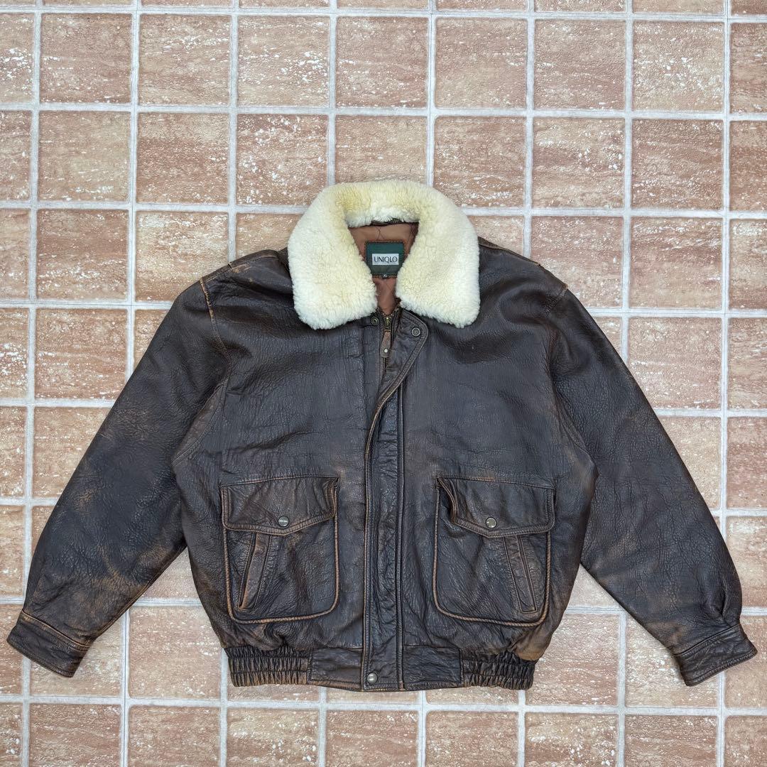 T*O様 80s old uniqlo A-2 G-1 本革 レザージャケット