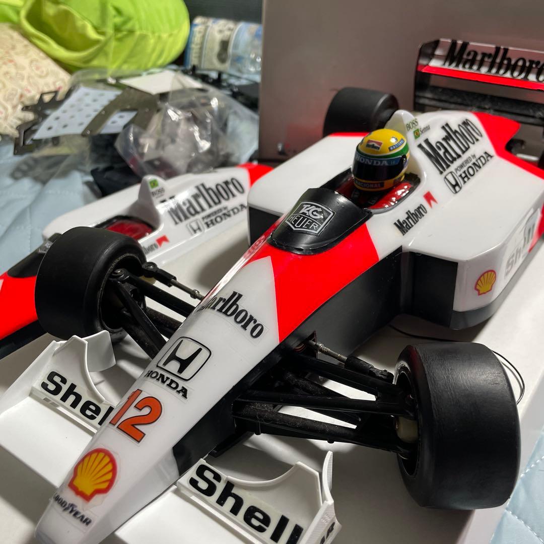 f103 1/10 ラジコン マクラーレン mp4/4 +ヘルメット