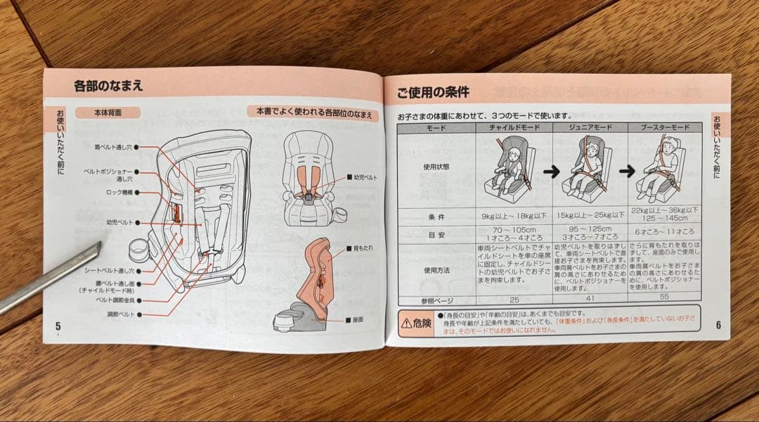 Combi コンビ ジョイトリップ エアスルー GG チャイルド ジュニアシート