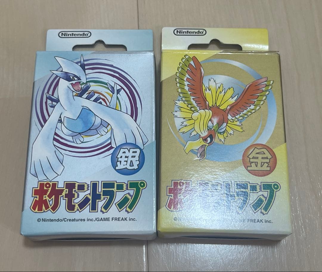 ポケモントランプ 銀・金 セット 1999年製