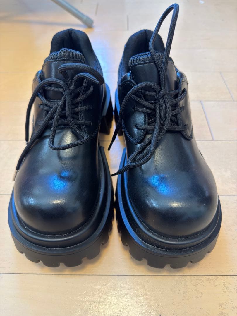 リマジン似　ダービーシューズ　厚底