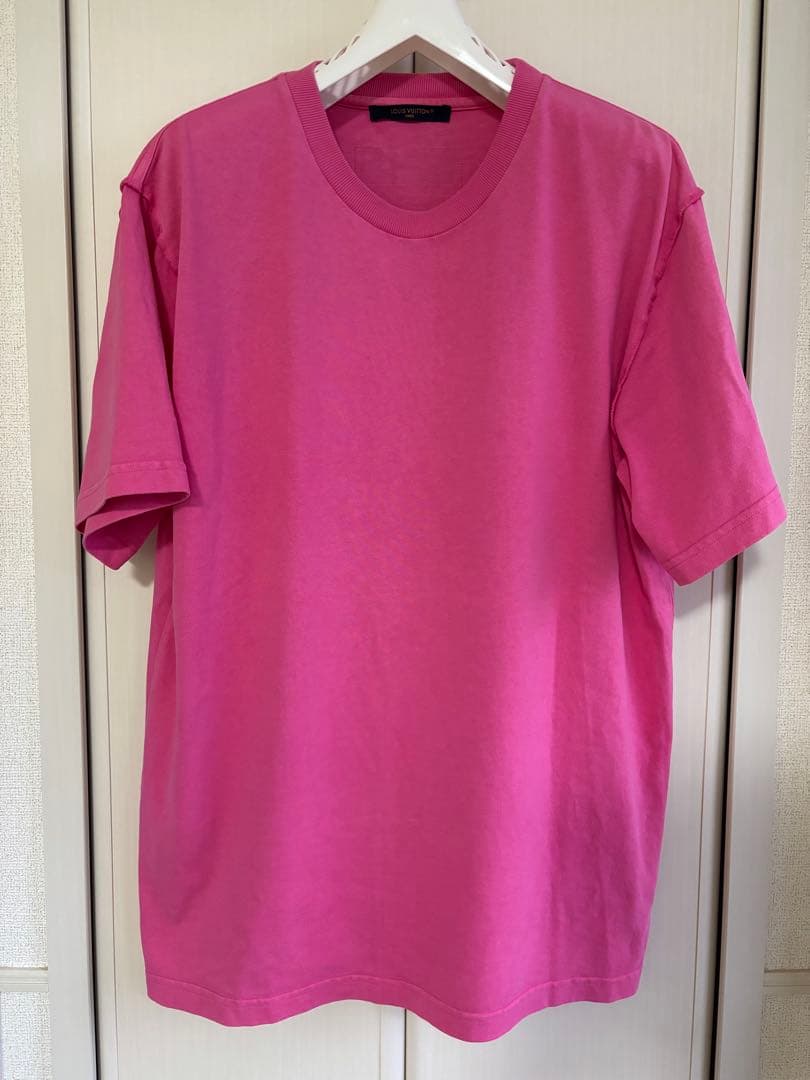 本物LOUIS VUITTON ピンクTシャツ