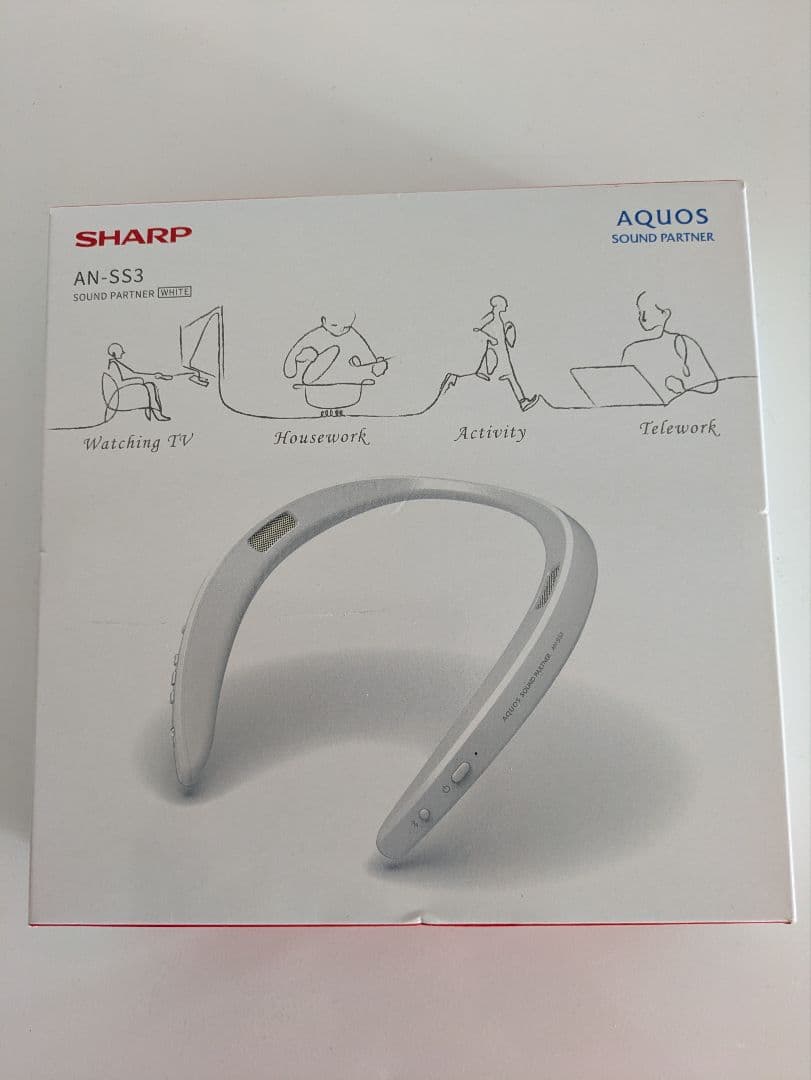 【新品・未開封・最新機種】SHARP AN-SS3 サウンドパートナー　ホワイト