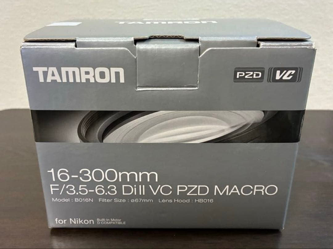 【美品】TAMRON 16-300mm F/3.5-6.3 ニコンFマウント