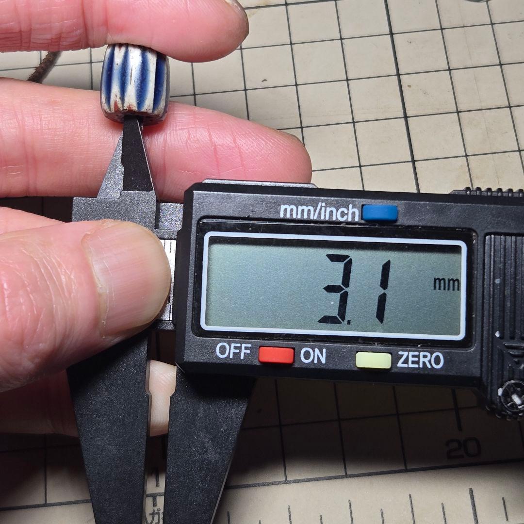 中粒サイズ　7層シェブロンビーズ　goro's等のカスタムに　16