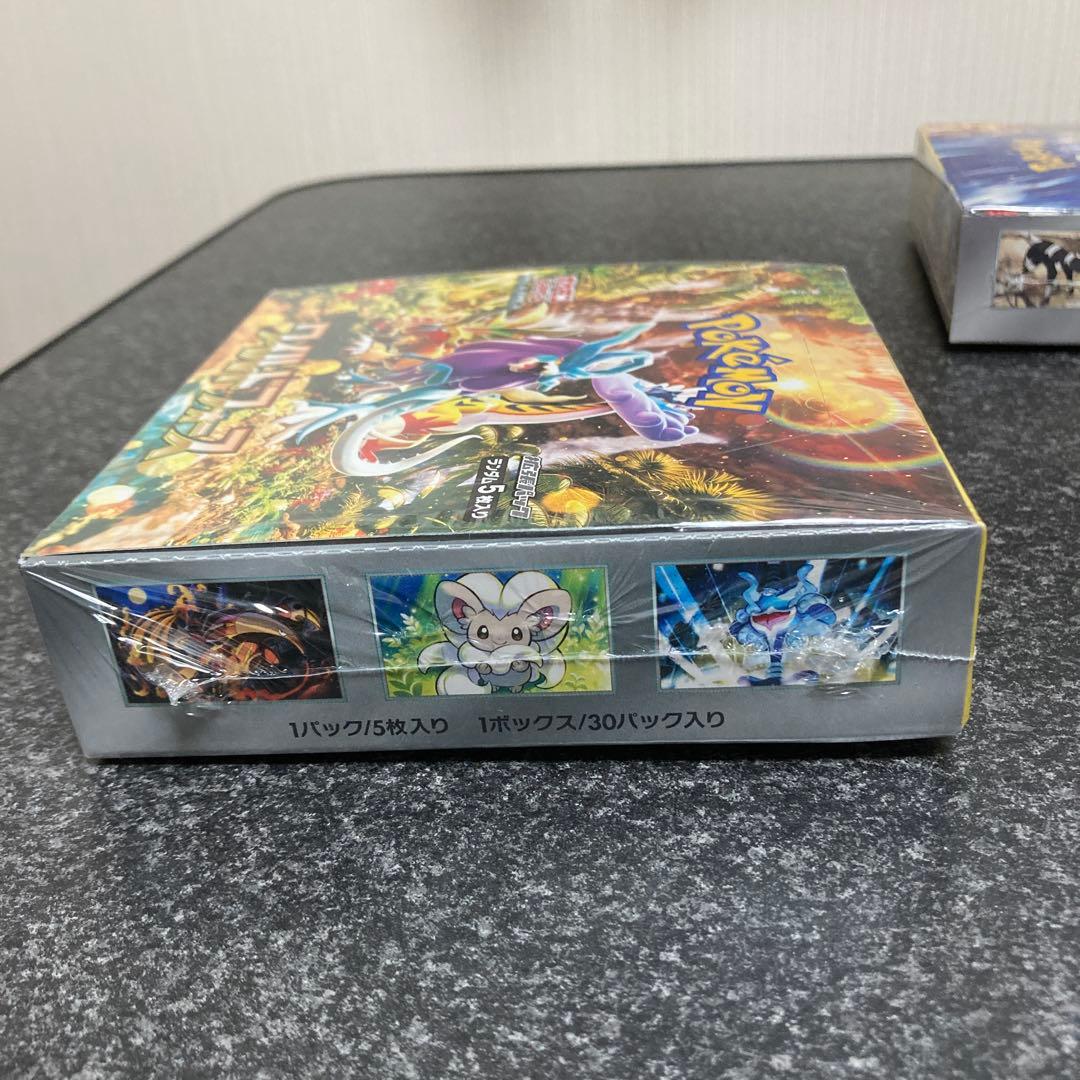 【シュリンク付】 ポケモンカード超電ブレイカー、ワイルドフォース ２boxセット