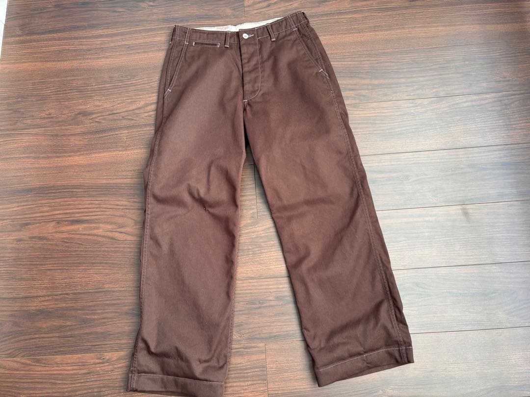 【セール】TCB jeansステイゴールドチノ 41カーキブラウン　30インチ