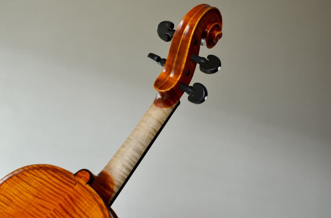 【極虎杢 新品】Gliga Vasile Maestro バイオリン 4/4