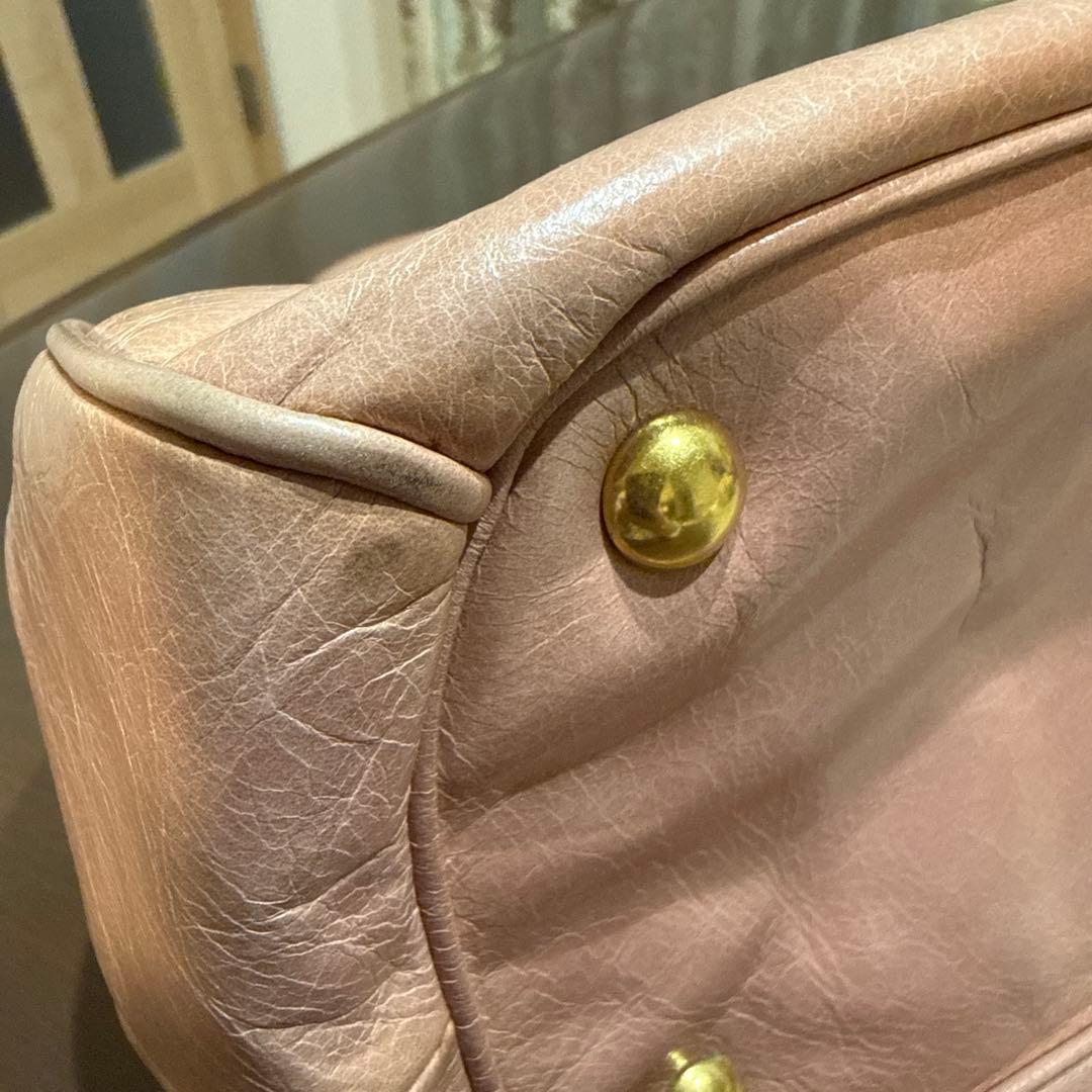 miu miu ピンク ハンドバッグ