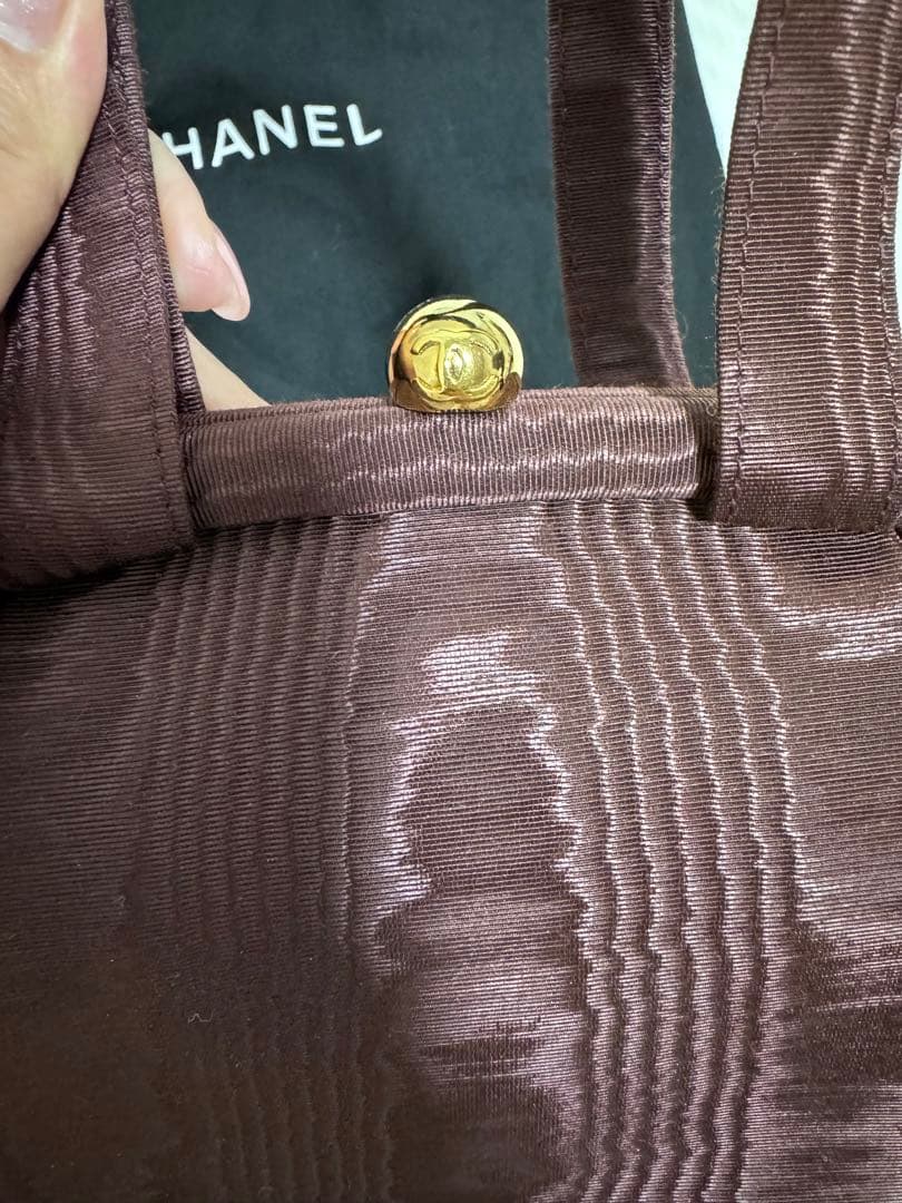CHANEL ブラウン ハンドバッグ