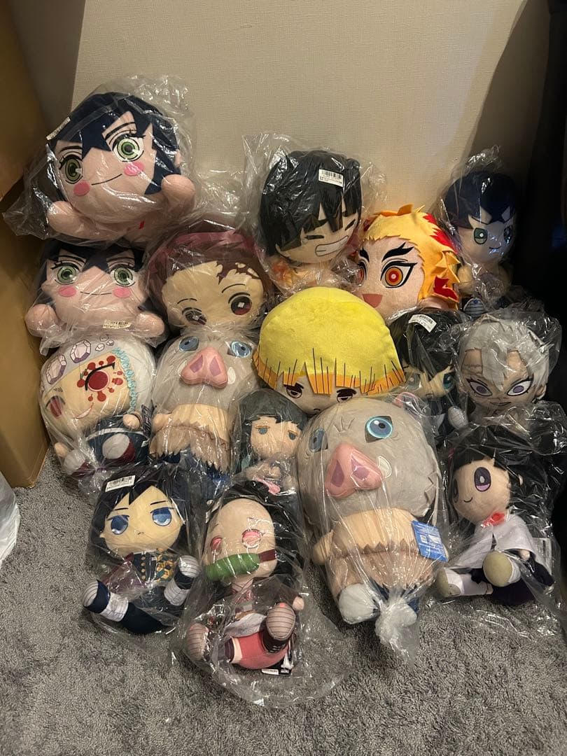 k*k様 鬼滅の刃 めちゃでか　BIGぬいぐるみなど16体セット まとめ売り